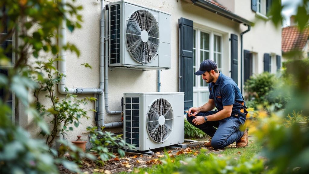 Installation pompe à chaleur par Harmonie Rénovation