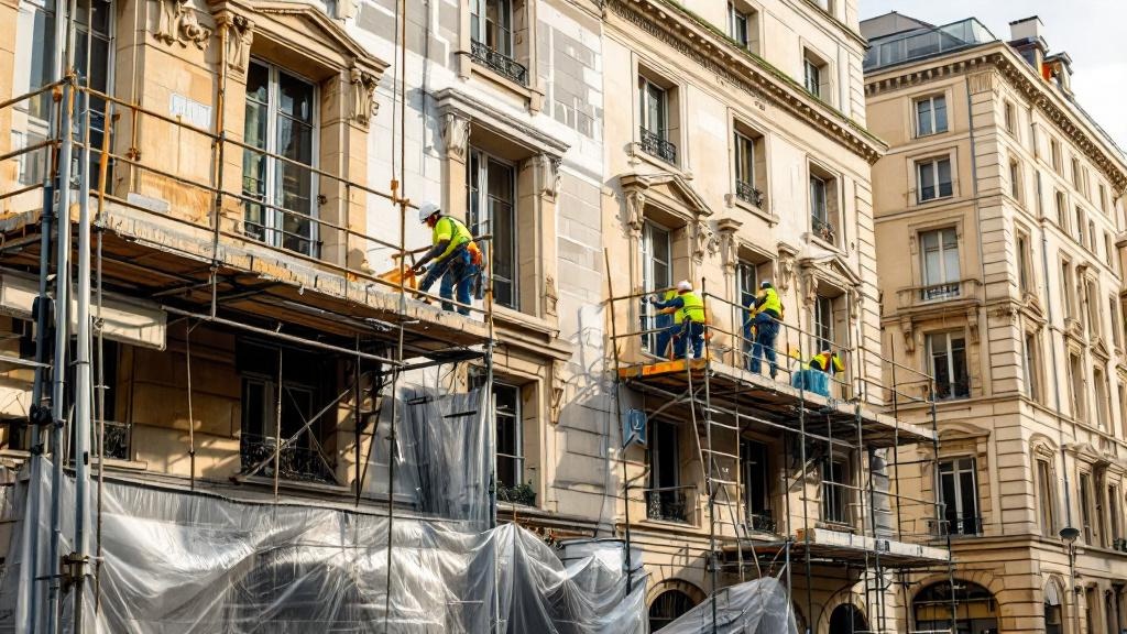 Ravalement de façade en pierre à Angers